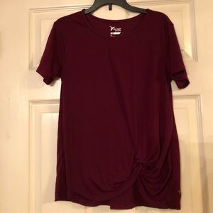 Old Navy active maroon crew neck